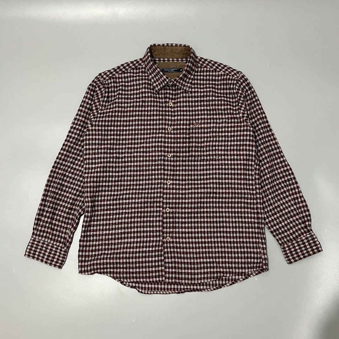 Kansai Yamamoto - Shirt - botton down (Category: Formal Shirts) located in Cavite. Submitted by asianluxe (Listing ID 1465700576, Image 2). Description: Kansai Yamamoto Homme Flat measurements! Length:29 inches Armpit to armpit:22 inches Sleeve:23 inchws Shoulder to shoulder:17 inches Excellent condition Very presentable No flaw or dmage Authentic.