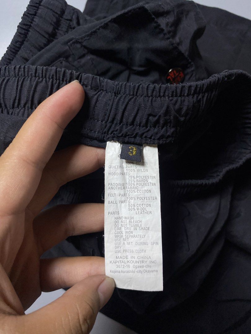 Kapital Ripstop Nam Shorts (Category: Shorts) located in Makati City. Submitted by earnx_ (Listing ID 1465629087, Image 3). Description: Kapital Ripstop Nam Shorts - Featuring multi pocket design - Size 2 on tag - Dimension is 26x20 (Hem 12.5) (LO 12) - Stretachble waist with garter - Excellent to Asnew condition.