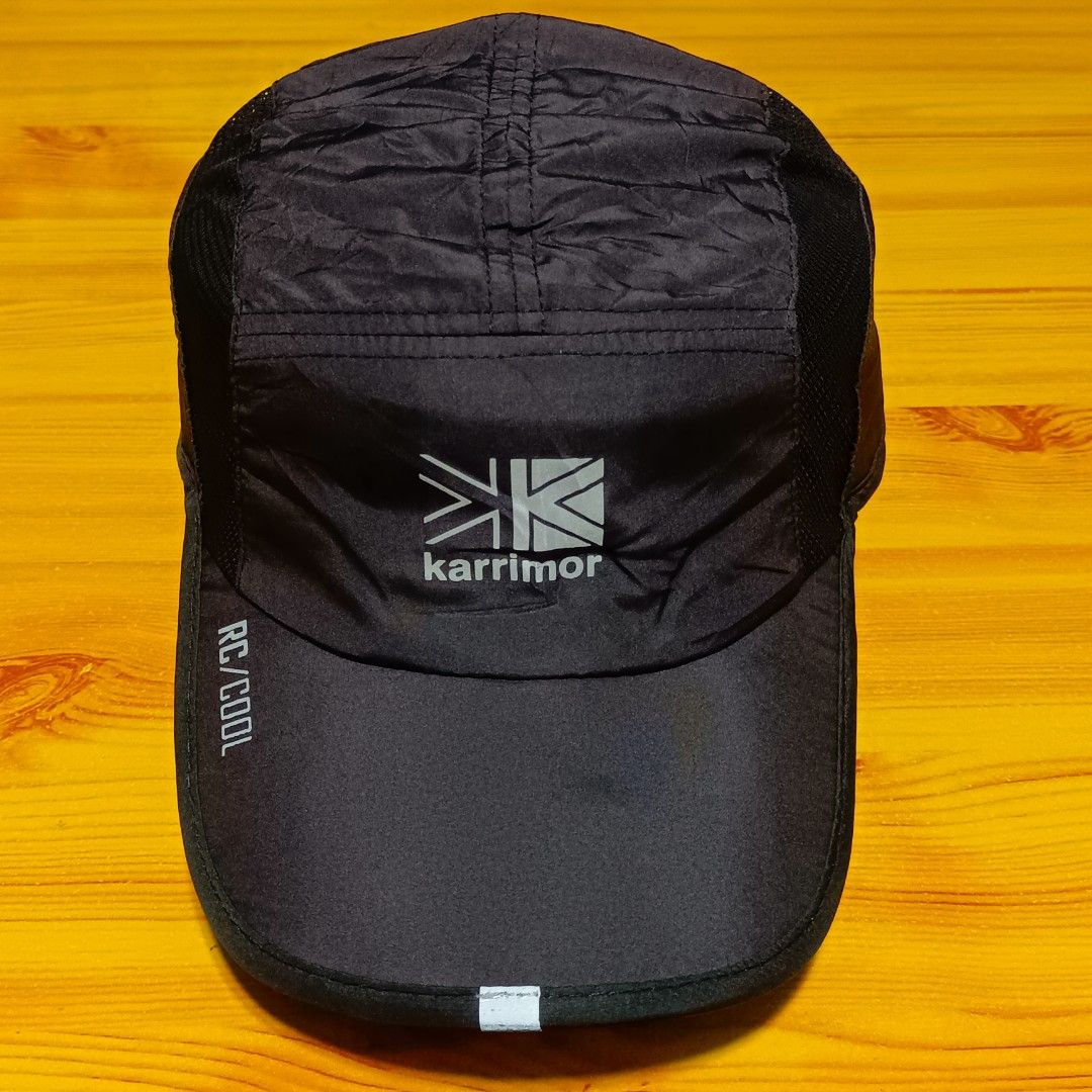 Karrimor Race Cap Cool Black Running Hat (Category: Caps & Hats) located in Manila. Submitted by caps08 (Listing ID 1465745274, Image 2). Description: Black Karrimor race cap, lightweight design with mesh side panels for extra breathability. RC/COOL print on the side and reflective details on the brim and adjustable back strap. 100% polyester material, easy to wash and quick drying. Great for running, jogging, outdoor workouts, and sunny days. Ad