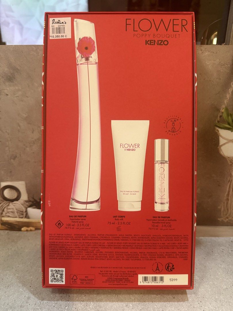 Kenzo Poppy Bouquet (Category: Fragrance & Deodorants) located in Paranaque City. Submitted by oommggg (Listing ID 1465596286, Image 3). Description: 100% Original Paranaque Area If nagdududa wag bumili..