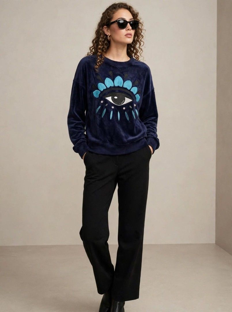 KENZO SWEATER 24W X 25L (Category: Luxury Apparel) located in Alburquerque. Submitted by zkethrifter (Listing ID 1465627041, Image 1). Description: AS NEW CONDITION NO ISSUE DM!.