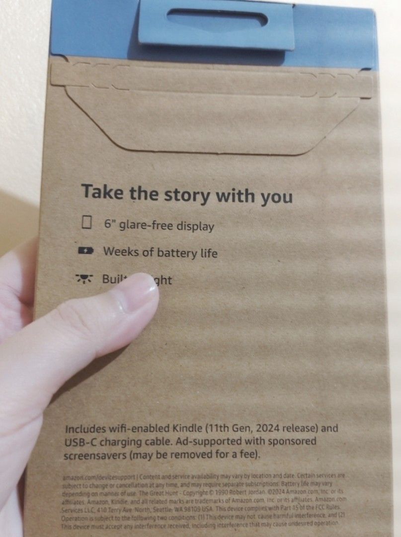 Kindle Basic 2024 11th Gen Matcha (Category: E-Readers) located in Bacoor. Submitted by bookbelle (Listing ID 1465676472, Image 2). Description: ❗AVAILABLE AS LONG AS LISTED ❗ ❗LAST PRICE POSTED❗ Kindle Basic 11th Gen 16GB with ads Brand new and sealed.