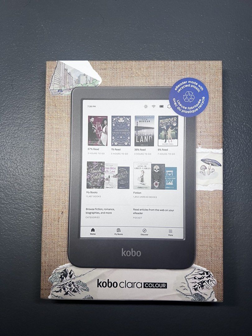 Kobo Clara Colour (Category: E-Readers) located in Pasay City. Submitted by micaannma (Listing ID 1465660454, Image 2). Description: Kobo Clara Colour (Black) includes original box and cable cord (Bonus: w/ screen protector and clear case).