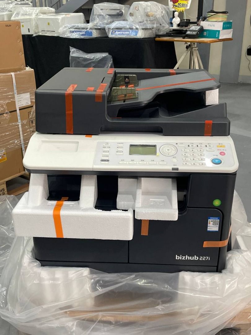 Konica Minolta Bizhub 227i Multifunction Printer (Category: Printers, Scanners & Copiers) located in Quezon City. Submitted by copieronlineinc (Listing ID 1465678730, Image 2). Description: 🖨️ KONICA MINOLTA BIZHUB 227i A3 monochrome multifunction printer designed for everyday office printing, copying, and scanning. Ideal for offices, businesses, schools, and workspaces. 📌 Product Details: • Model: bizhub 227i • Type: A3 Monochrome Multifunctio
