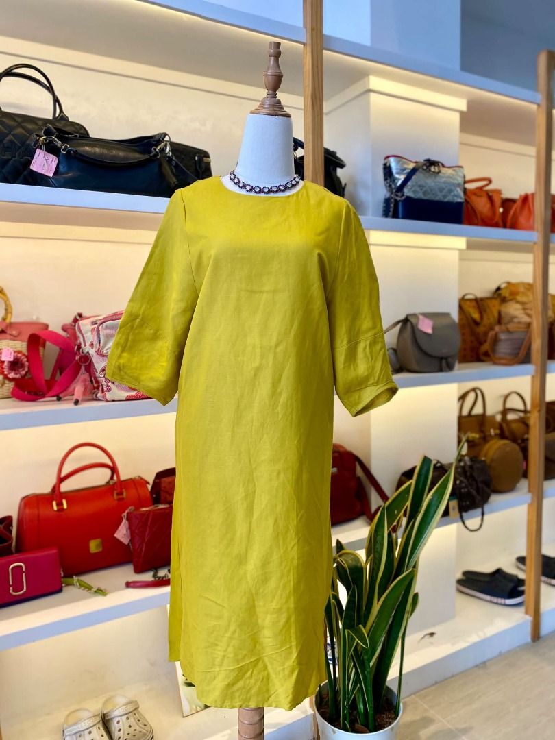 KOREAN LINEN DRESS (Category: Dresses) located in Baguio. Submitted by asna_taku (Listing ID 1465655733, Image 1). Description: KOREAN LINEN DRESS M-L ₱800.