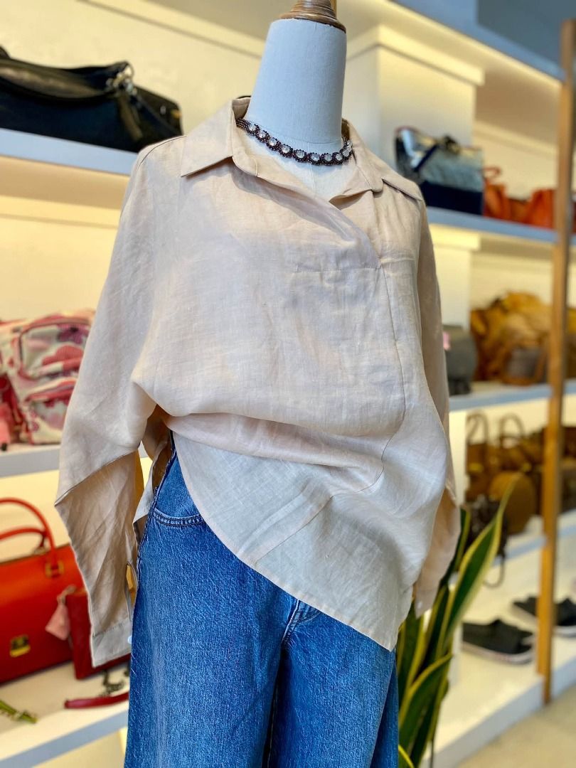 KOREAN LINEN LONGSLEEVE (Category: Longsleeves) located in Baguio. Submitted by asna_taku (Listing ID 1465646629, Image 2). Description: KOREAN LINEN LONGSLEEVE L-XL ₱680.