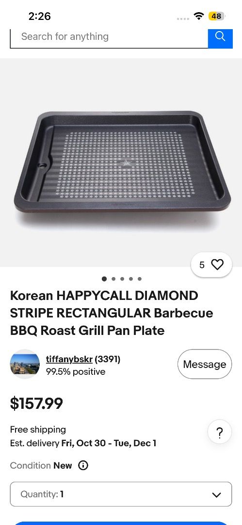 korean roast pot (Category: Other Home Appliances) located in Caloocan City. Submitted by ayzil09 (Listing ID 1465753276, Image 1). Description: .