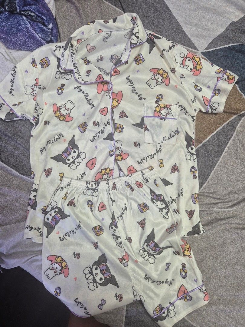 Kuromi pajama set (Category: Undergarments & Loungewear) located in Manila. Submitted by cutefinds (Listing ID 1465643467, Image 1). Description: Size medium.