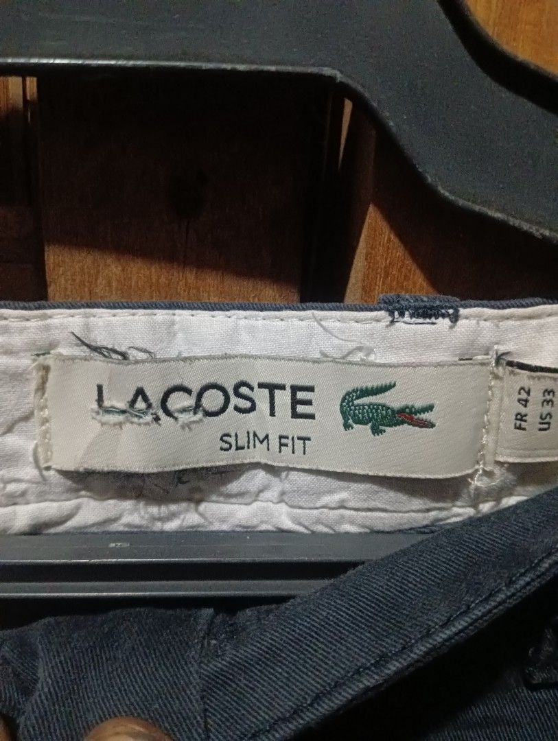 LACOSTE (Category: Shorts) located in Caloocan City. Submitted by keenfox-8542 (Listing ID 1465693208, Image 3). Description: W36 x L18 issue: Sign of Usage 9/10 color rate.