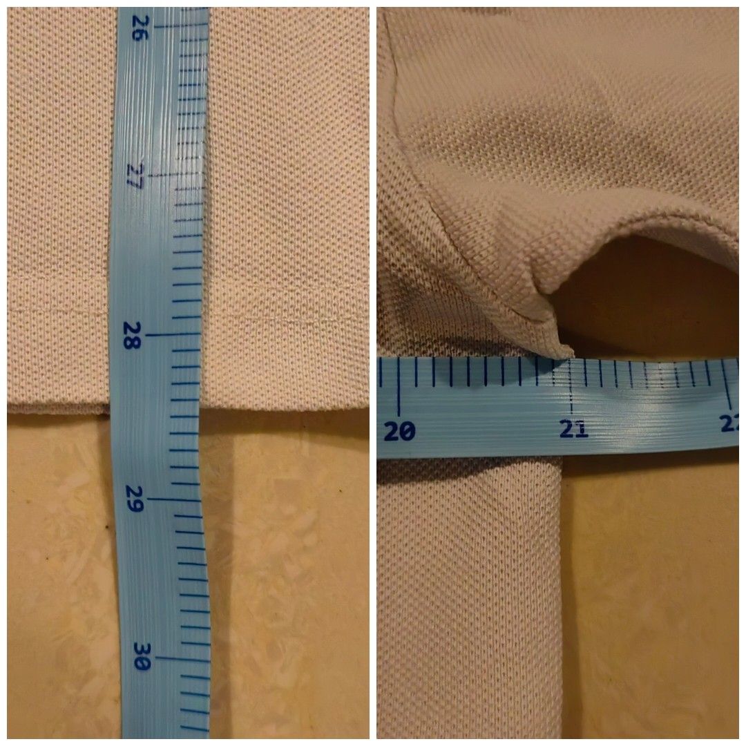 LACOSTE and REISS polo shirt bundle (Category: Tshirts & Polo Shirts ) located in Barotac Nuevo. Submitted by yorcollections (Listing ID 1465696539, Image 3). Description: LACOSTE and REISS polo shirt bundle Lacoste white polo shirt Actual dimensions Length 28.5 inches Width 21 inches *issue see pics Reiss navy blue polo shirt Size M on tag Actual dimensions Length 25 inches Width 20 inches 200php + sf.