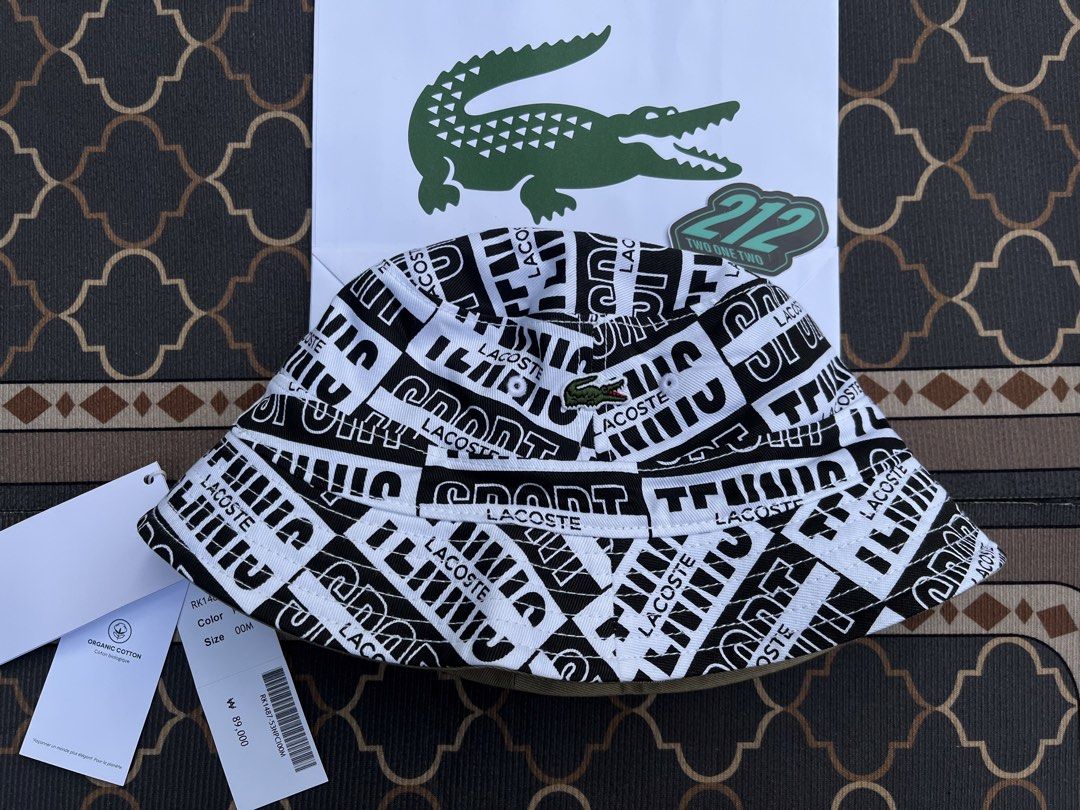 Lacoste buckethat (Category: Activewear) located in Muntinlupa City. Submitted by mioky01 (Listing ID 1465644731, Image 3). Description: Brandnew Legit / original / authentic On hand/ ready to ship ✈️ Money back guarantee if proven fake 🙌 Fb page : 212 Muntinlupa 📩🔑.