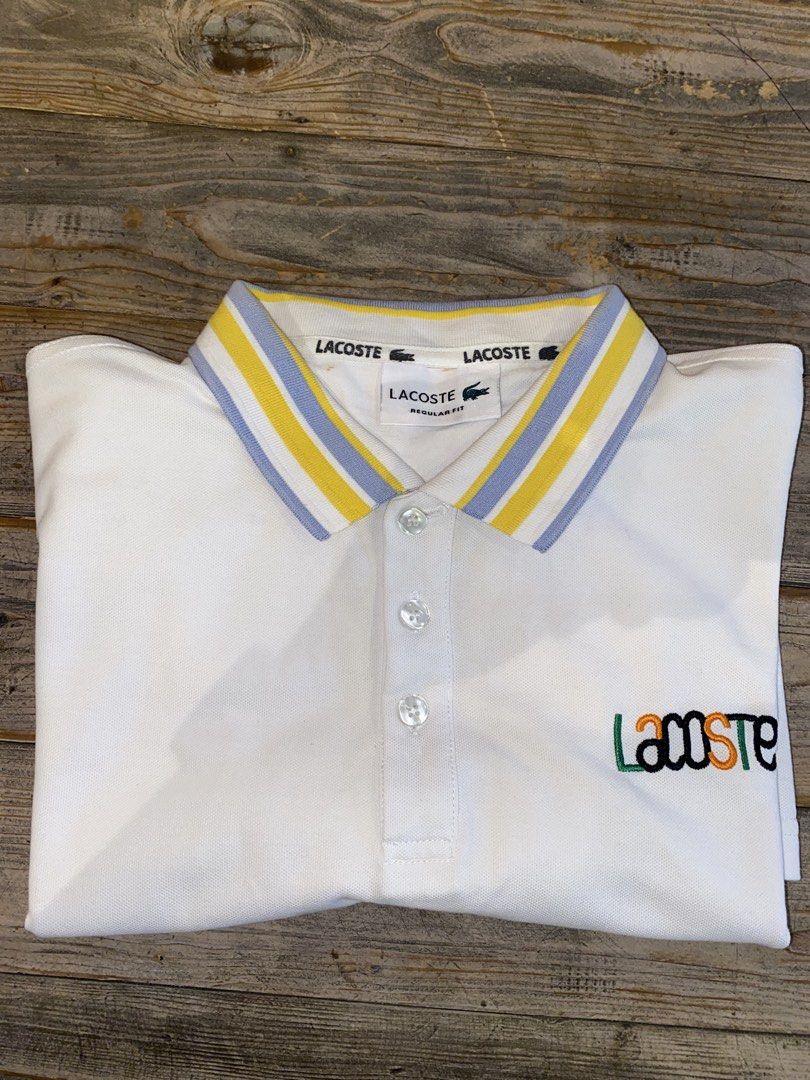 Lacoste polo shirt (Category: Activewear) located in Cebu City. Submitted by thrift.sht (Listing ID 1465744695, Image 2). Description: Lacoste polo shirt Size: medium to large Color rate:9.8/10 No issue need lang wash 📍cebu city.