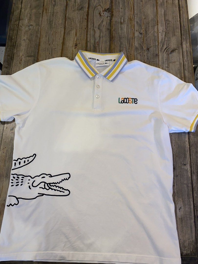 Lacoste polo shirt (Category: Activewear) located in Cebu City. Submitted by thrift.sht (Listing ID 1465744695, Image 3). Description: Lacoste polo shirt Size: medium to large Color rate:9.8/10 No issue need lang wash 📍cebu city.