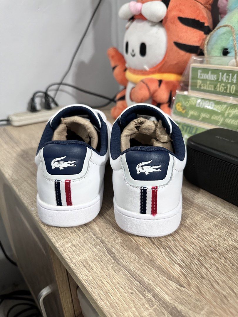 Lacoste sneakers (Category: Sneakers) located in Manila. Submitted by nilodanzcuadra (Listing ID 1465675434, Image 2). Description: 7 womens Like new Loc: north caloocan.