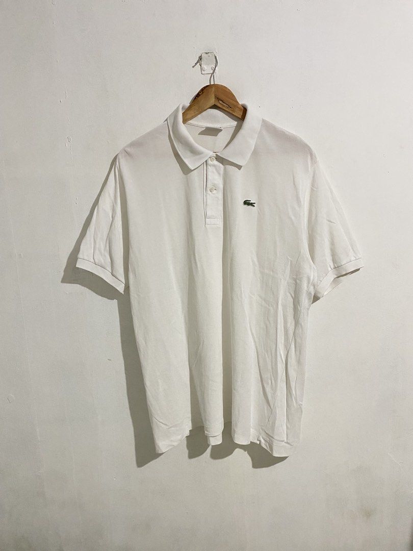 LACOSTE WHITE POLOSHIRT (Category: Tshirts & Polo Shirts ) located in Bacolod City. Submitted by reymart.esogon (Listing ID 1465612479, Image 2). Description: Size 6 on tag Like new condition No issue Authentic Washed & ready to wear.