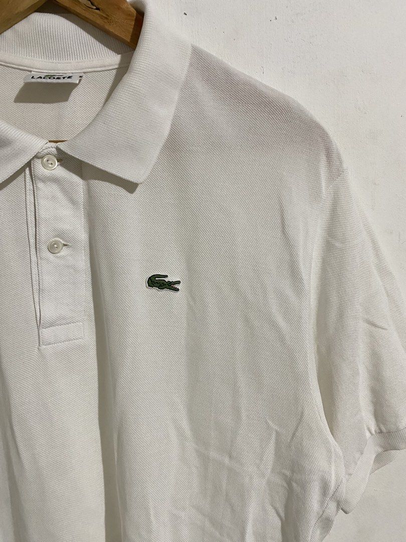 LACOSTE WHITE POLOSHIRT (Category: Tshirts & Polo Shirts ) located in Bacolod City. Submitted by reymart.esogon (Listing ID 1465612479, Image 3). Description: Size 6 on tag Like new condition No issue Authentic Washed & ready to wear.