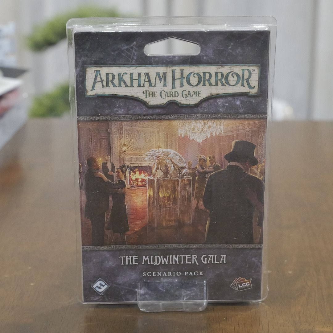 [LCG] Arkham Horror - The Midwinter Gala Scenario Pack (Category: Board Games & Puzzles) located in Batangas. Submitted by ambiverity (Listing ID 1465750980, Image 1). Description: Product: [LCG] Arkham Horror - The Midwinter Gala Scenario Pack Publisher: Fantasy Flight Games Condition: Like new (possible shelf wear) Shop Bought From: Board Game Madness RFS: decluttering of place, does not spark joy anymore Shipping: LBC, Lalamove (Metro Manila a