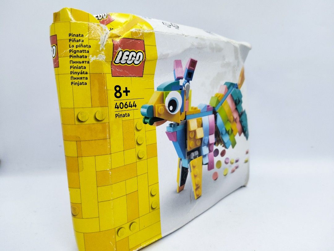 Lego 40644 Pinata (Donkey) (Category: Lego & Building Sets) located in Baguio. Submitted by toys_of_yesteryear (Listing ID 1465705733, Image 2). Description: 📌loc. Baguio ✅ Lego #40644 Pinata. Features buildable Donkey woth a ppseable gead, neck, tail, ears and legs. Sealed/unopened buy damaged box as seen on the photos ✅Price: posted + sf. 👉Mop: Gcash 👉Mod: J&T only These are carefully hand-picked, hard-to-find pieces sourced from multiple su