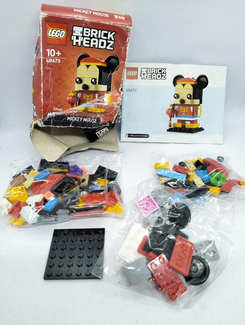 Lego 40673 Brick Heads Mickey (Category: Lego & Building Sets) located in Baguio. Submitted by toys_of_yesteryear (Listing ID 1465706354, Image 1). Description: 📌loc. Baguio ✅ Lego 40673 Brick Headz. Sealed inner blocks packaging. Unsealed damaged box. Actual photos posted ✅Price: posted + sf. 👉Mop: Gcash 👉Mod: J&T only These are carefully hand-picked, hard-to-find pieces sourced from multiple suppliers. Some were acquired through bidding, and