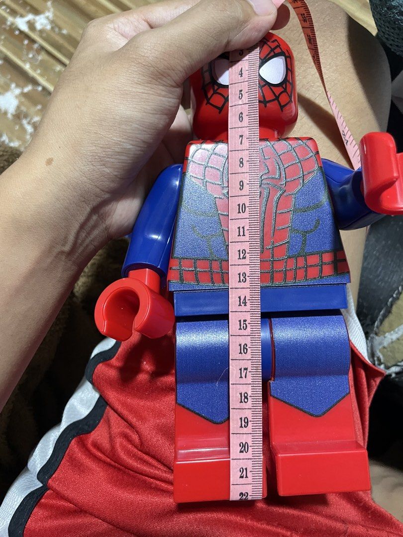 Lego Spidey Big Scale(Bootleg) (Category: Figurines & Statues) located in Taguig. Submitted by findncollect (Listing ID 1465694584, Image 3). Description: Iron Spidey 3rd Slide for Size Reference.