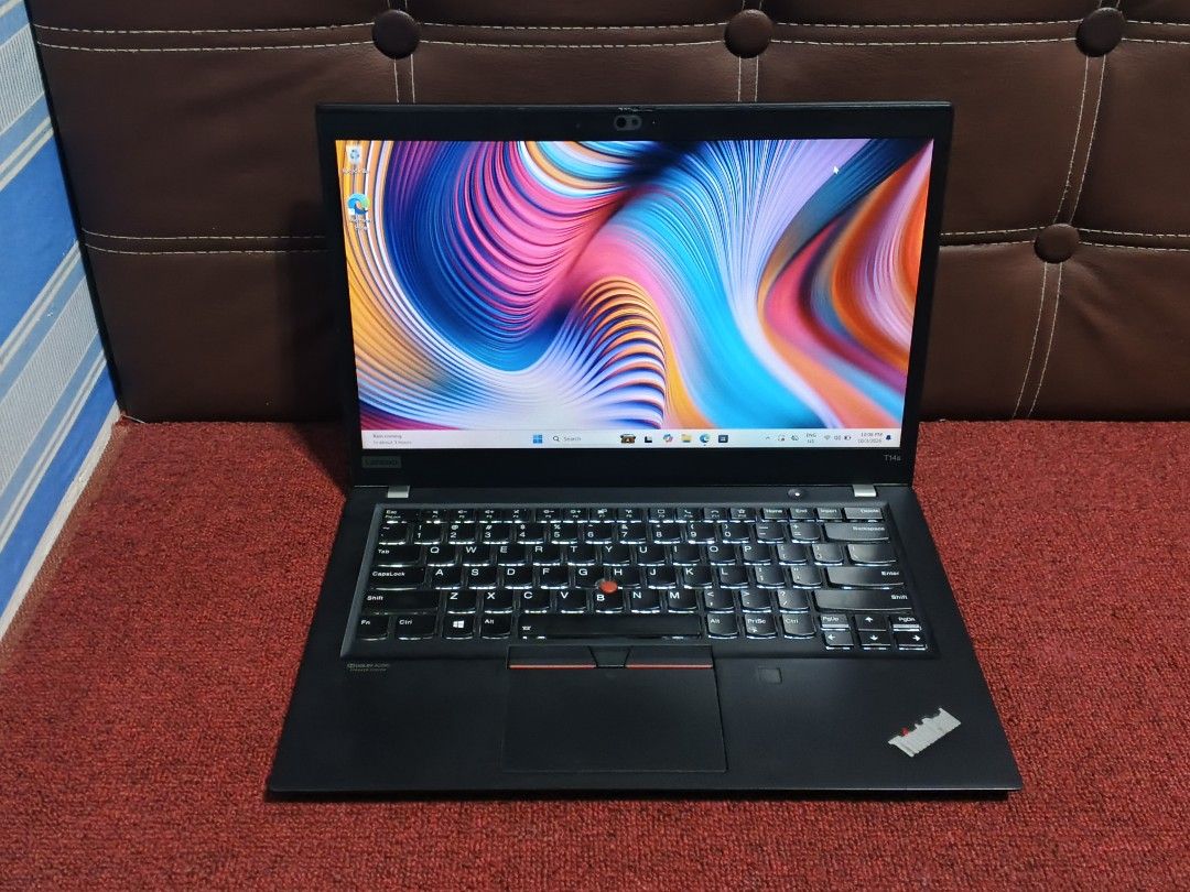 Lenovo ThinkPad T14s Laptop (Category: Laptops & Notebooks) located in Manila. Submitted by jesserime74 (Listing ID 1465710444, Image 2). Description: ‎My Price:18,000 ‎ ‎LENOVO THINKPAD T14s i7 10TH GEN ‎32GB RAM 512 STORAGE SSD ‎BACKLIGHT KEYBOARD ‎ ‎[Full Specs] ‎✅Processor: Intel Core i7-10610U @ 1.80Ghz (8 CPUs) 2.3GHz ‎✅Memory: 32 GB RAM ‎✅Storage: 512 SSD Storage ‎✅Intel UHD Graphics 620 ‎✅1920 x 1080 (32 bit) (60Hz) ‎✅BACKLIGHT KEYBOARD ‎