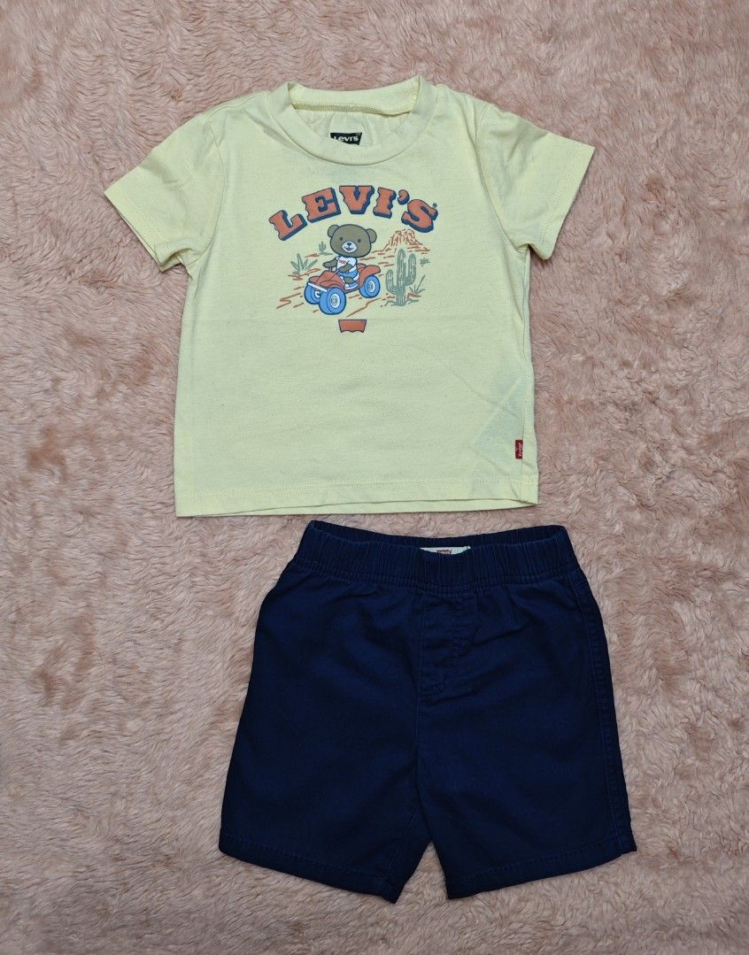 Levis Infant Set (Category: Babies & Kids Fashion) located in Imus. Submitted by eykc01 (Listing ID 1465738274, Image 1). Description: Excellent to Like New 24M.
