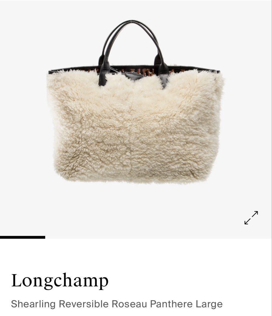 LF: Longchamp Shearling Bag (Category: Luxury Bags & Wallets) located in Manila. Submitted by ayen_aa (Listing ID 1465745496, Image 1). Description: .