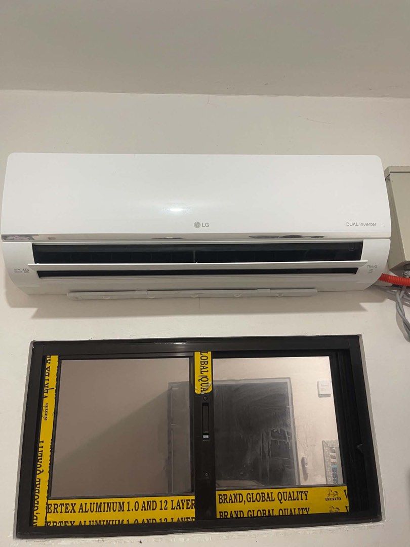 LG Dual Inverter Split Type Air Conditioner with ThinQ (Category: Air Conditioning and Heating) located in Manila. Submitted by angelinedi20261 (Listing ID 1465734009, Image 3). Description: FS: LG Dual Inverter Split Type 1 HP NO ISSUE / KAKA 1 YEAR LANG Pwede swap sa window type na inverter din at 1-1.5 HP ₱23K asking .