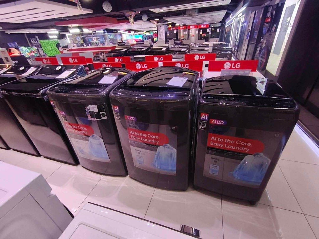 LG TOP LOAD WASHING MACHINE (Category: Washing Machines and Dryers) located in Quezon City. Submitted by annys.online (Listing ID 1465718708, Image 1). Description: LG TOP LOAD INVERTER WASHING MACHINE T2175VBTM Cash 14,500 T2108NTIG 8 kgs NON INVERTER CASH 12,000 T2108VBTB 8 kgs CASH 16,700 T2185VBTM 8.5kgs CASH 17,200 T2109VBTM 9 kgs CASH 18,300 TX2311DT50 11 kgs cash 26,500 TV2112SV5B 12 kgs Cash 23,000 TX2312DT5G cash 28,000 TX2313ST5G cash 3