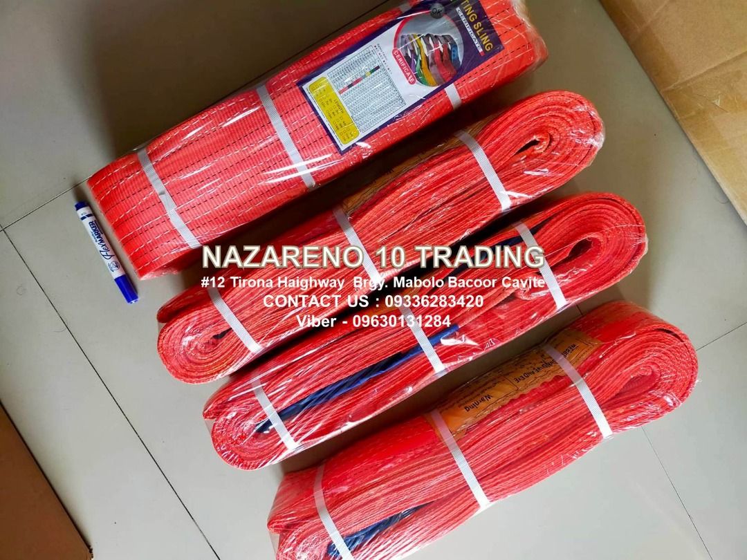 LIFTING BELT LASHING BELT (Category: Looking For) located in Bacoor. Submitted by kajezame.2021 (Listing ID 1465595091, Image 1). Description: LIFTING BELT LASHING BELT For More Details and Discount Contact Ms. Karen NAZARENO 10 TRADING 0963 0131 284 0933 6283 420 0956 7028 557 0933 8559 510 Landline: Look for Ms. Karen (046 ) 416 3920 Also available: • Traffic cone • Parking Block stopper • Mobile Waste Bin • Road Plastic Barrier • Spill boom • 