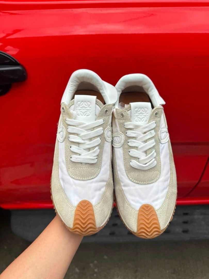 LOEWE (Category: Luxury Apparel) located in Iloilo. Submitted by floresse (Listing ID 1465700970, Image 3). Description: Loewe Flow Runner Shoes only, visible signs of wear Pre-loved but in good condition see photos for exact condition EU 38 / US 7 Nylon, Suede, and Smooth Calfskin Leather 100% authentic RFS - DECLUTTER, MAKING ROOM FOR MY OTHER NEWLY BOUGHT SHOES. I SELDOMLY USE THIS..