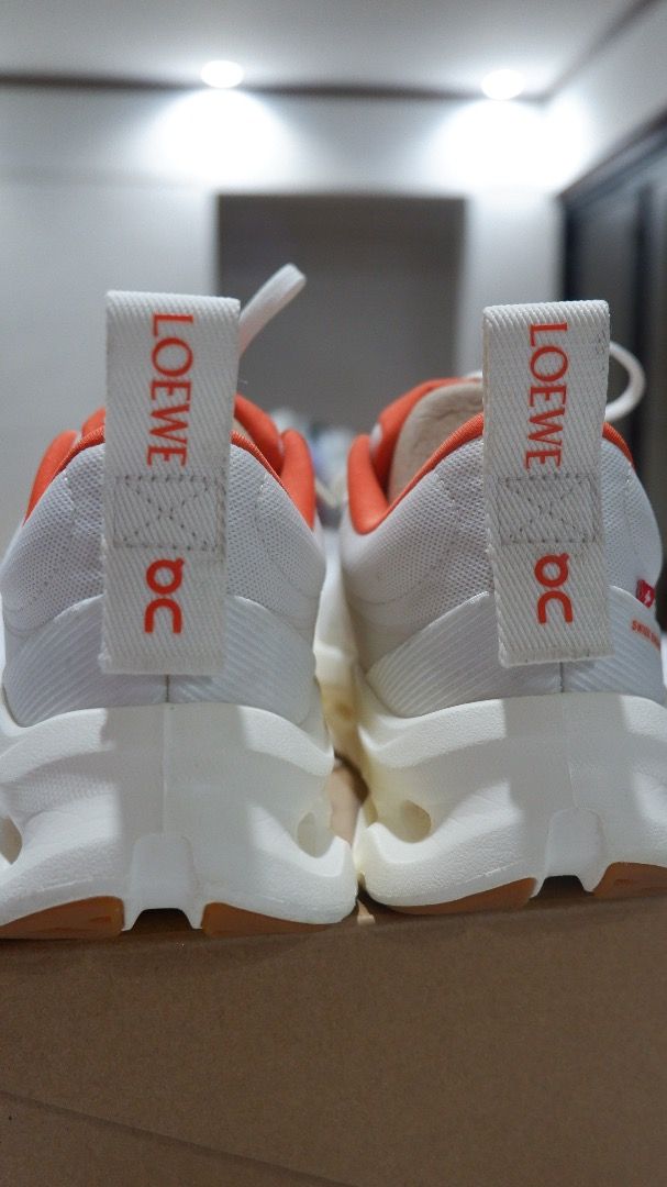 LOEWE × On Cloudtilt 2.0 - White/Orange (Category: Sneakers & Footwear) located in Malaybalay. Submitted by by.mady (Listing ID 1465688833, Image 3). Description: LOEWE × On Cloudtilt 2.0 — White/Orange Selling my personal pair. Used only a few times and still in very good condition. Size: Women’s US 8.5 / EU 40 / UK 6.5 / JP 25.5 Color: White / Orange On Style Code: 3WE10871562 LOEWE Style Code: L929282X29 Comes complete with original LOEWE × On