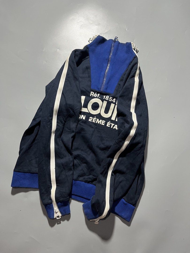 Louis Vuitton 2019 Ref 1854 Half Zip Sweatshirt (Category: Coats, Jackets and Outerwear) located in Quezon City. Submitted by metro_junkie.ph (Listing ID 1465713371, Image 3). Description: Louis Vuitton 2019 Ref 1854 Half Zip Sweatshirt Virgil Era Size Large (23 x 26) Excellent Condition Need Wash 980 + SF (or offer).