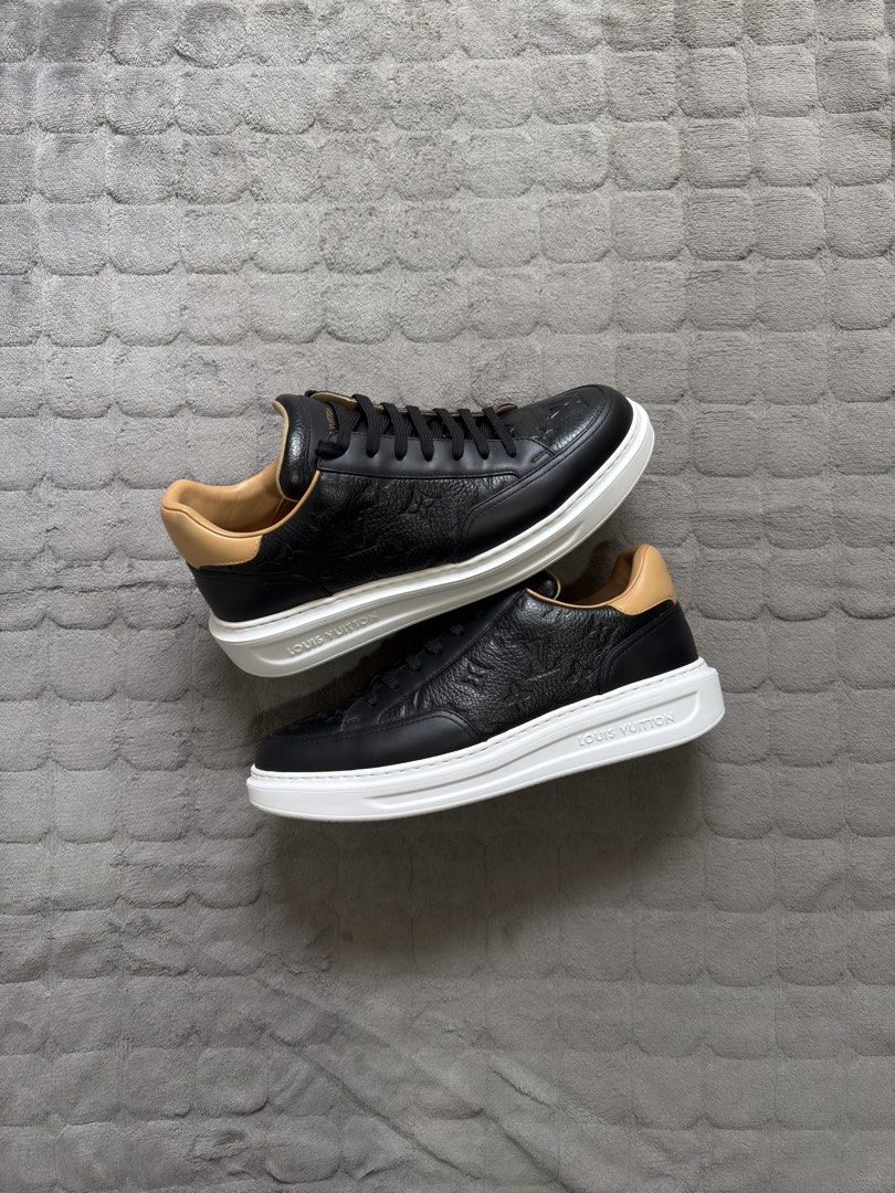 LOUIS VUITTON BEVERLY HILLS SNEAKER (Category: Sneakers & Footwear) located in Manila. Submitted by azgtrrz (Listing ID 1465656796, Image 1). Description: FOR SALE LOUIS VUITTON BEVERLY HILLS SNEAKER SIZE 8 (FITS 9.5-10) USED TWICE 20,000 php MANILA AREA.