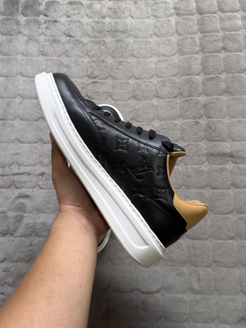 LOUIS VUITTON BEVERLY HILLS SNEAKER (Category: Sneakers & Footwear) located in Manila. Submitted by azgtrrz (Listing ID 1465656796, Image 3). Description: FOR SALE LOUIS VUITTON BEVERLY HILLS SNEAKER SIZE 8 (FITS 9.5-10) USED TWICE 20,000 php MANILA AREA.