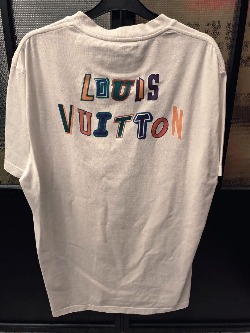 Louis Vuitton x NBA Graphic Tee White Size XL, Men's Fashion, Tops