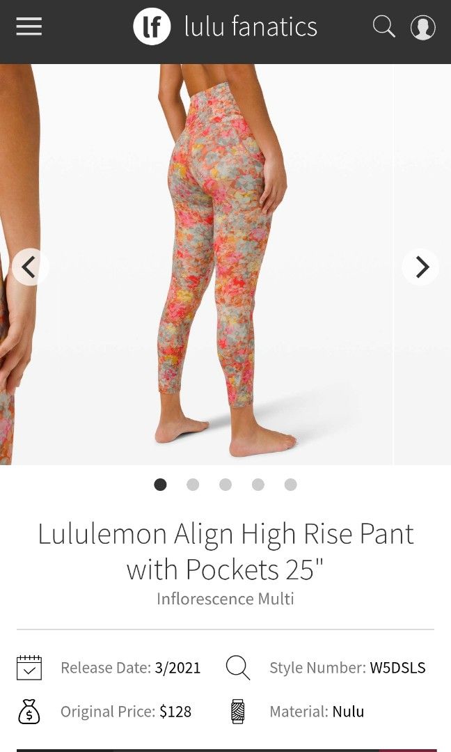 Lululemon Align high rise pants with pocket dot 6 (Category: Other Bottoms) located in San Pedro. Submitted by thriftersthrift (Listing ID 1465584651, Image 2). Description: Waistline (inches) :23 Length(inches) :33 Good condition Already wash Color rate : 10 /10 🌵ALL ITEMS ARE FROM UKAY BALE SO MANAGE YOUR EXPECTATION 🌵 ASK SELLER FOR MORE INFORMATION COLOR MAY CHANGE TRU LIGHTING.