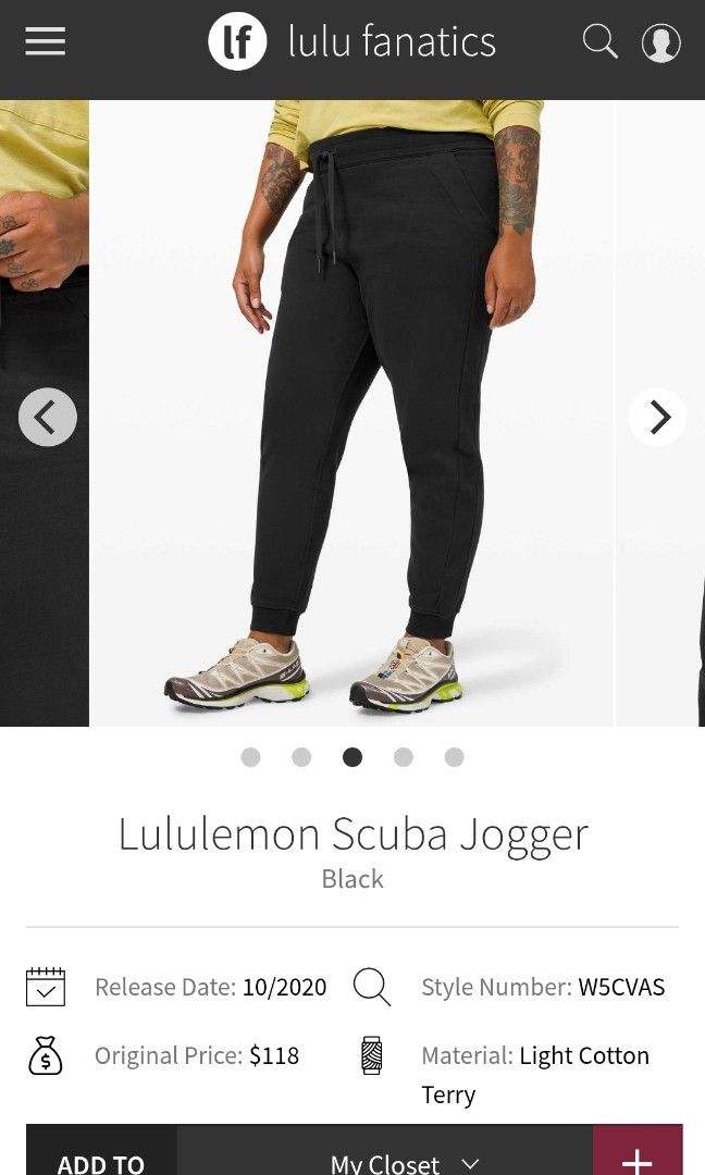Lululemon scuba jogger pants dot 6 (Category: Other Bottoms) located in San Pedro. Submitted by thriftersthrift (Listing ID 1465583756, Image 1). Description: Waistline (inches) :27 Length(inches) :38.5 Good condition Already wash Color rate : 9.5 /10 🌵ALL ITEMS ARE FROM UKAY BALE SO MANAGE YOUR EXPECTATION 🌵 ASK SELLER FOR MORE INFORMATION COLOR MAY CHANGE TRU LIGHTING.