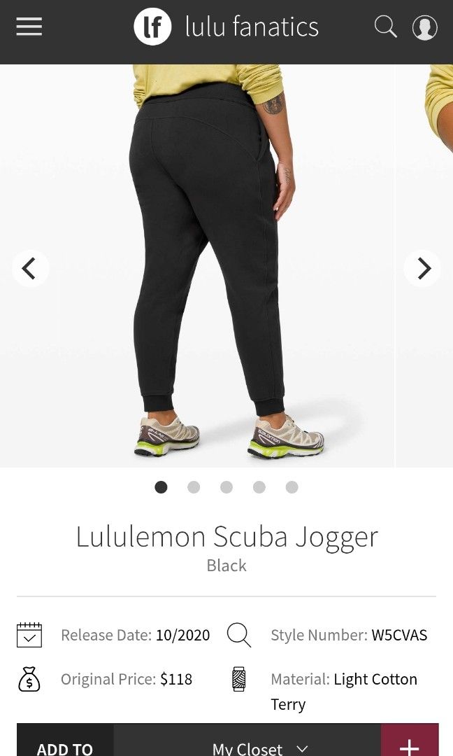 Lululemon scuba jogger pants dot 6 (Category: Other Bottoms) located in San Pedro. Submitted by thriftersthrift (Listing ID 1465583756, Image 2). Description: Waistline (inches) :27 Length(inches) :38.5 Good condition Already wash Color rate : 9.5 /10 🌵ALL ITEMS ARE FROM UKAY BALE SO MANAGE YOUR EXPECTATION 🌵 ASK SELLER FOR MORE INFORMATION COLOR MAY CHANGE TRU LIGHTING.