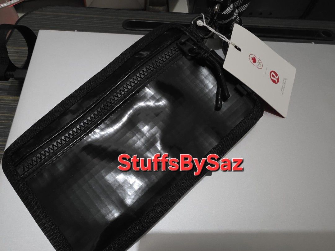 Lululemon Team Canada Ripstop Pouch Lanyard Black (Category: Purses & Pouches) located in Calamba. Submitted by stuffsbysaz (Listing ID 1465702514, Image 2). Description: A super handy Team Canada x lululemon piece for everyday use, travel, concerts, events & more! ❤️ COC Logo × lululemon 🎒 Adjustable lanyard — wear cross-body or around the neck 💦 Water-repellent ripstop fabric 🔐 Slip pocket with snap closure + secure zippered back pocket 📏 1
