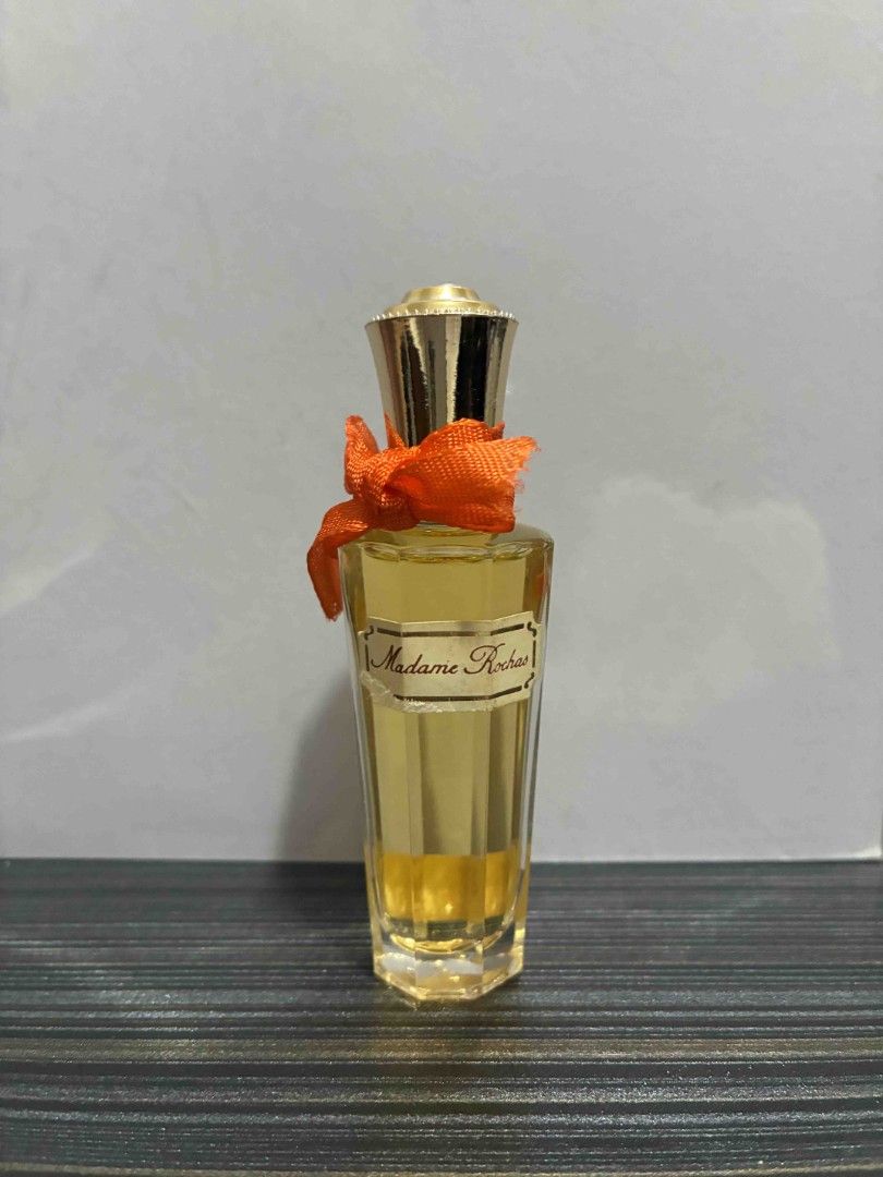 Madam Rochas (Category: Fragrance & Deodorants) located in Pateros City. Submitted by randomsheesh (Listing ID 1465592377, Image 1). Description: P1500 FS: VINTAGE Madame Rochas Parfum / Extrait (13ml Splash Bottle - Partial) from Japan Details: Fragrance: Vintage Madame Rochas (Pure Parfum / Extrait de Parfum) by Rochas Paris Original Bottle Size: 13 ml / 0.44 fl. oz. Juice Level / Fill: Partial (~15%–20% remaining, see photo for exact level) Co