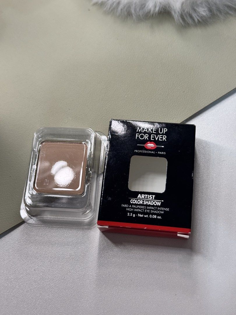 MAKE UP FOR EVER Artist Color Shadow M650 (Category: Makeup) located in Binan City. Submitted by seoulbeauty_cart (Listing ID 1465586425, Image 1). Description: - Brand: MAKE UP FOR EVER - Product: Artist Color Shadow - Shade: M650 - Size: 2.5g / 0.08 oz - Origin: Made in Italy - Condition: Brand new, never opened, sealed in original clear blister packaging and outer black box.
