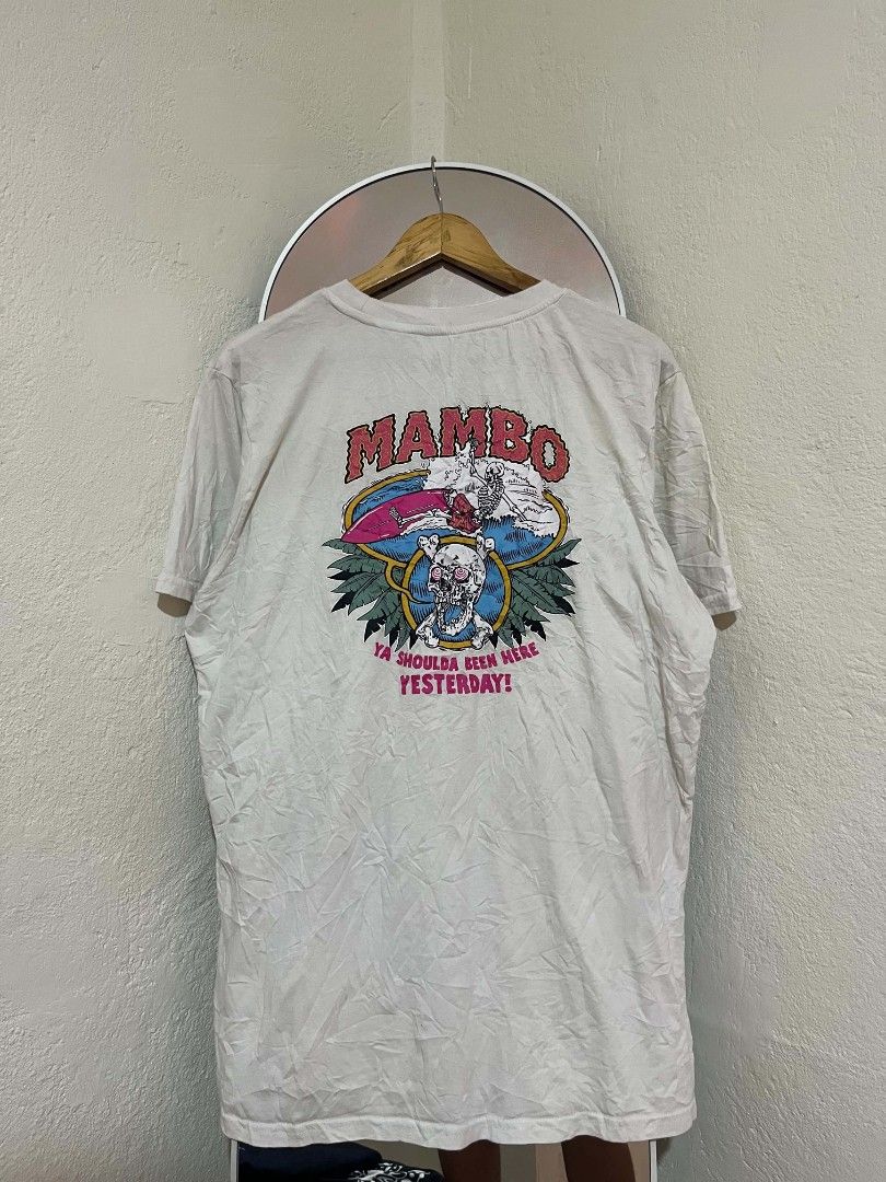 Mambo T-shirt (Category: Tshirts & Polo Shirts ) located in Cebu City. Submitted by lesthrift (Listing ID 1465723634, Image 1). Description: Size Large Exellent.