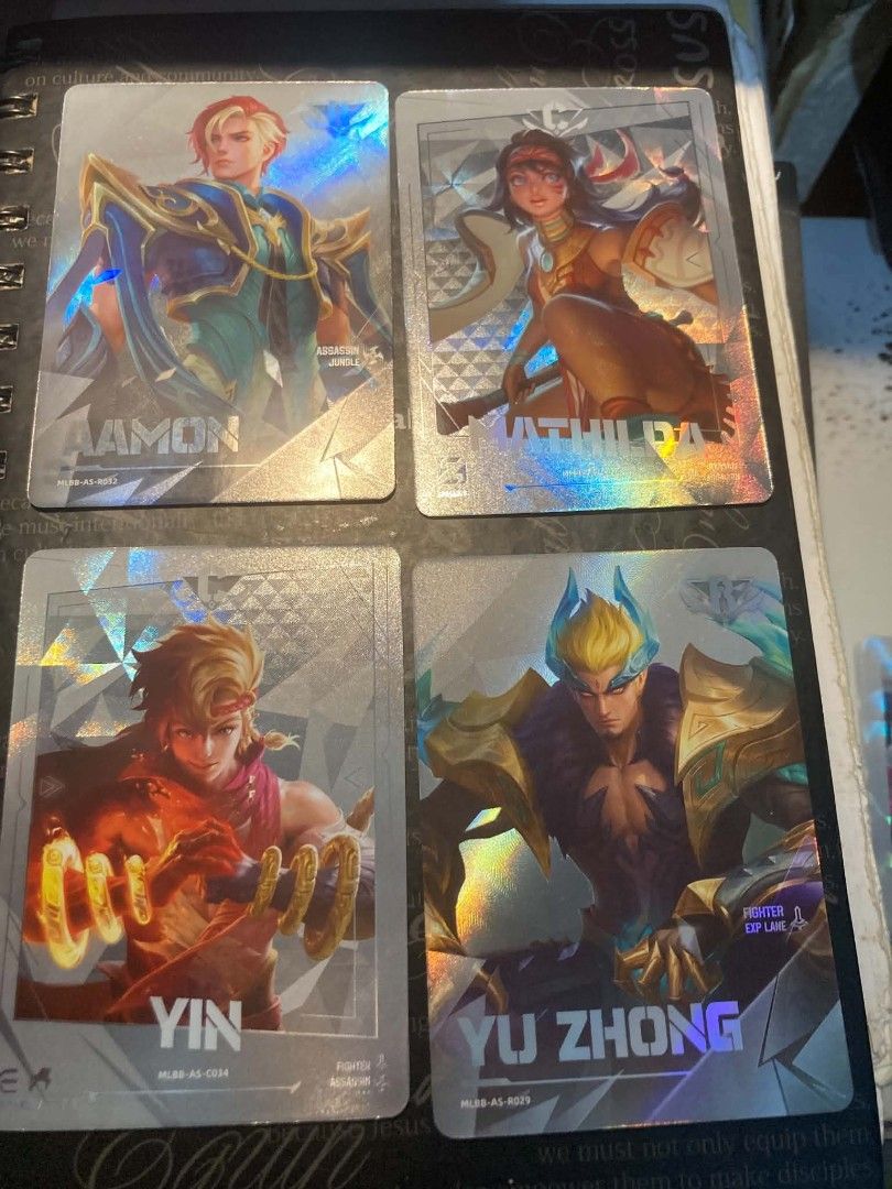 MANYC MLBB Vol. 2 R and C (Category: Raw Singles) located in Manila. Submitted by jtoyzandcollectibles (Listing ID 1465603124, Image 1). Description: MANYC Vol. 2 R and C ₱25 EACH Condition: All cards are sleeved and in good condition. ‼️ We only ship every Sunday & Monday night ‼️ 📌 Buyer shoulders shipping fee 📍 Cainta Rizal 💸 GCash only 🛵 Lalamove/JNT/LBC 💬 Send a message if you're interested!.