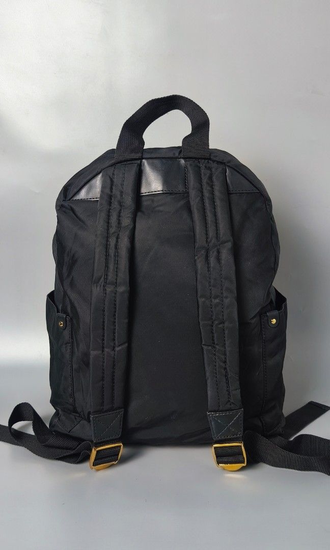Marc Jacobs Nylon Backpack (Category: Luxury Bags & Wallets) located in Bulacan. Submitted by 4kcollection (Listing ID 1465734277, Image 2). Description: Marc Jacobs Nylon Backpack Pre-loved from Japan 🇯🇵 Excellent Condition Size: Medium Ykk Zip H'15 x L'12.5 x W'5 Inches Black na Black No flaws Dm for sure buyer 📩 MOP: Gcash / Maya / BPI Courier: J&t / Lbc / Lalamove Location: SJDM Bulacan.