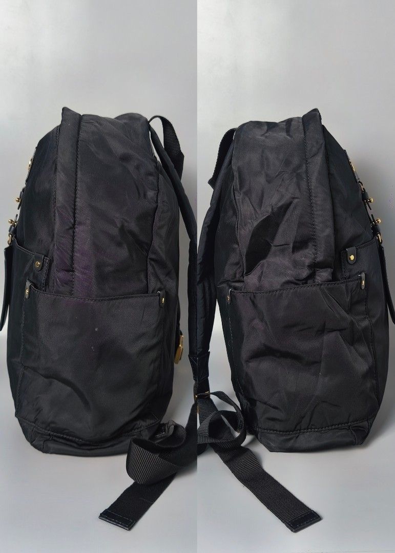 Marc Jacobs Nylon Backpack (Category: Luxury Bags & Wallets) located in Bulacan. Submitted by 4kcollection (Listing ID 1465734277, Image 3). Description: Marc Jacobs Nylon Backpack Pre-loved from Japan 🇯🇵 Excellent Condition Size: Medium Ykk Zip H'15 x L'12.5 x W'5 Inches Black na Black No flaws Dm for sure buyer 📩 MOP: Gcash / Maya / BPI Courier: J&t / Lbc / Lalamove Location: SJDM Bulacan.