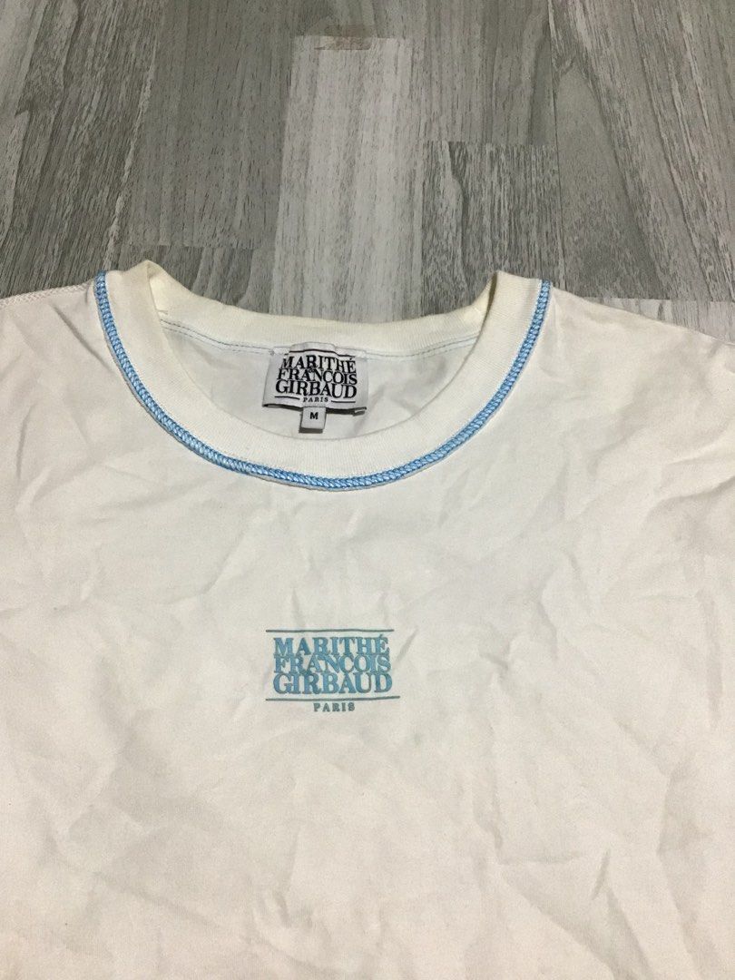 Marithe Francois Girbaud Classic Logo Crop Tee (Category: Blouses) located in Davao. Submitted by ljay.thriftedfinds (Listing ID 1465697451, Image 3). Description: Like new No issue Need wash only.