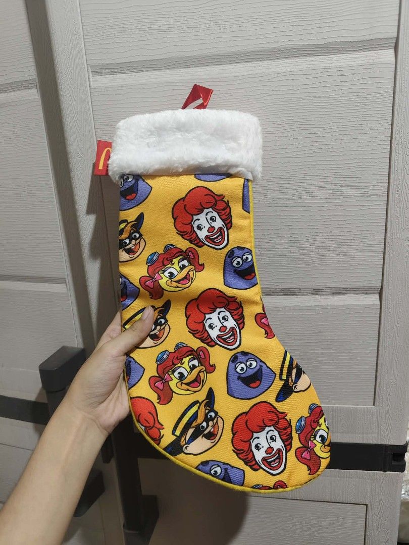 McDonald's Christmas Socks (Category: Other Home Decor) located in Bulacan. Submitted by rasel.10 (Listing ID 1465690700, Image 2). Description: 2020 Christmas socks of McDonald's.