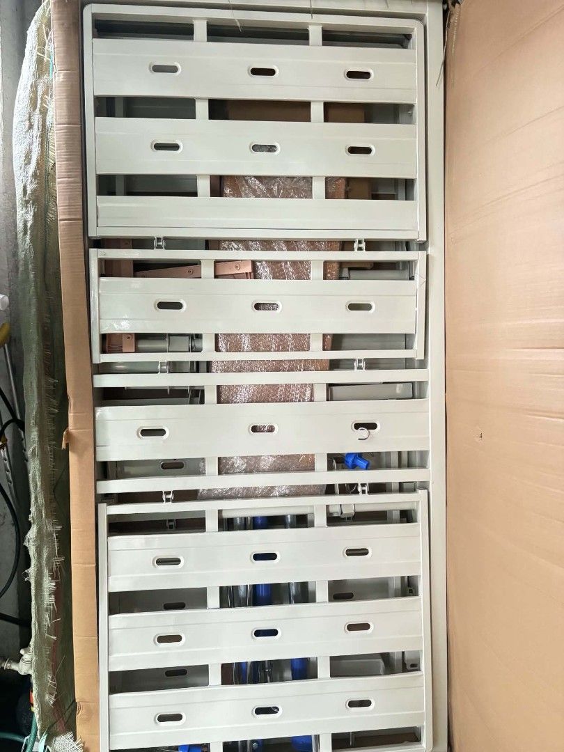 Medical Bed 2 Cranks (Category: Medical Supplies & Tools) located in Quezon City. Submitted by judaimedonlineshop23 (Listing ID 1465706801, Image 2). Description: BRANDNEW COMPLETE SET MATTRESS,IV POLE,OVERBED TABLE.