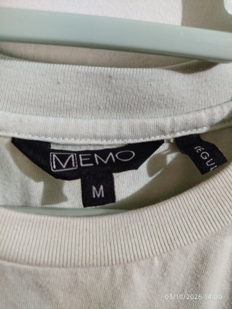 Memo tshirt medium (color light mint green) (Category: Tshirts & Polo Shirts ) located in Quezon City. Submitted by crci12 (Listing ID 1465626307, Image 3). Description: Memo tshirt medium color light mint green Slightly used Actual pictures posted What you see is what you get P350 only Meet ups: 1. Simplicity mini stop commonwealth ave., balara, qc. 2. Mgas station beside oyasa hardware luzon ave., qc. *Kindly send us a message for a schedule of